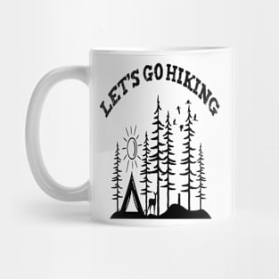 lets go hiking Mug